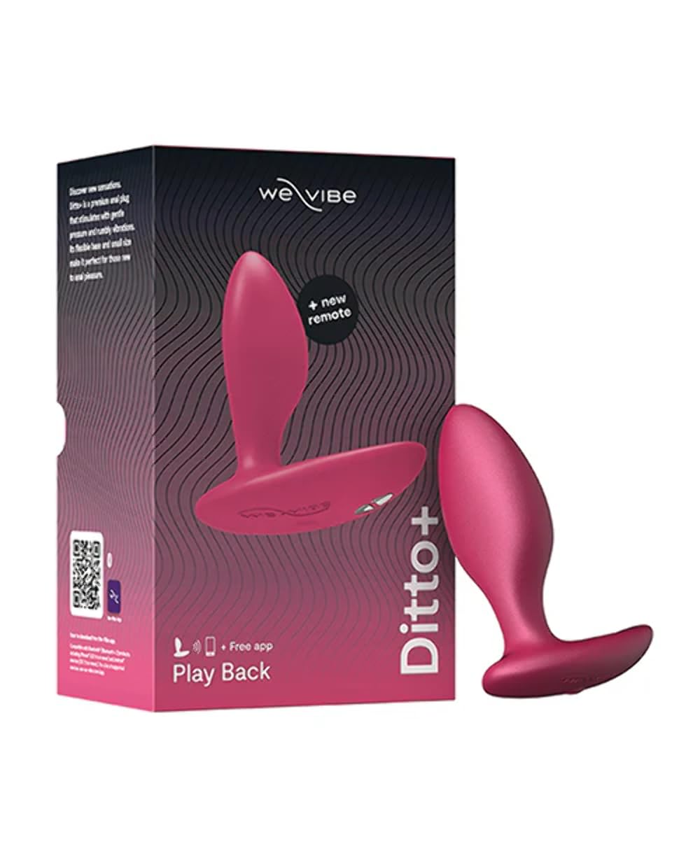 We-Vibe Ditto+ Cosmic Pink plug anale rosa
