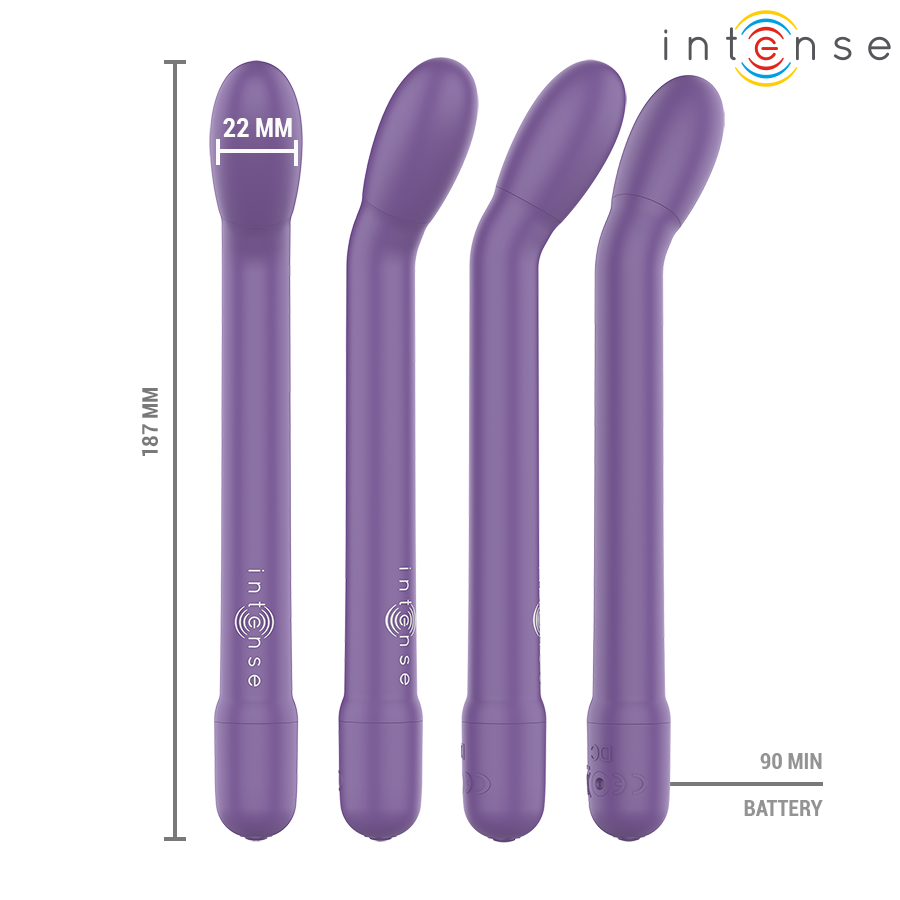 Intense Karlie vibratore punto G viola 19 cm