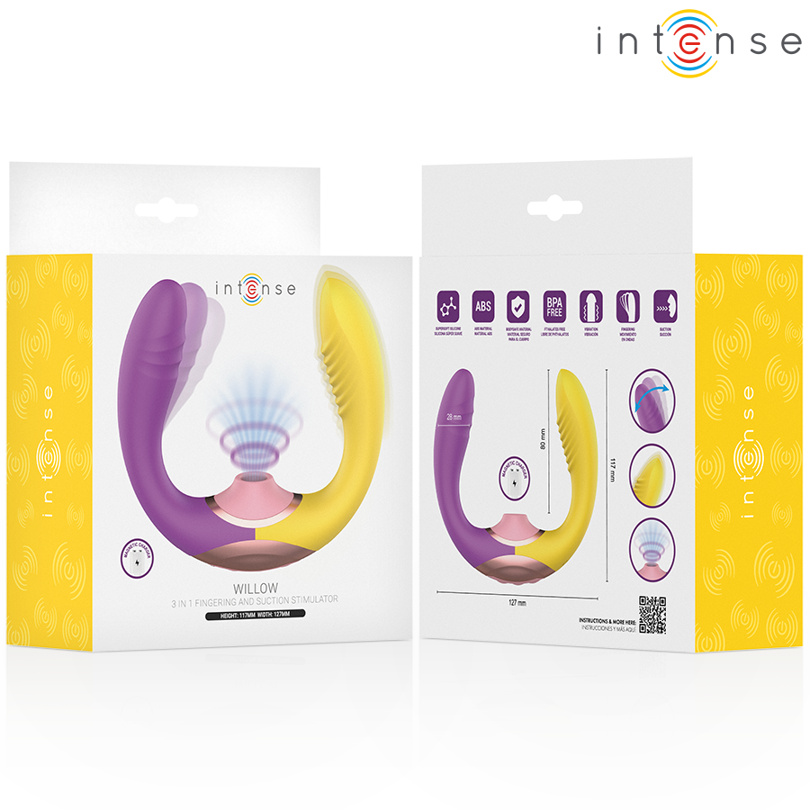 Frutille Intense Willow stimolatore triplo 10 funzioni