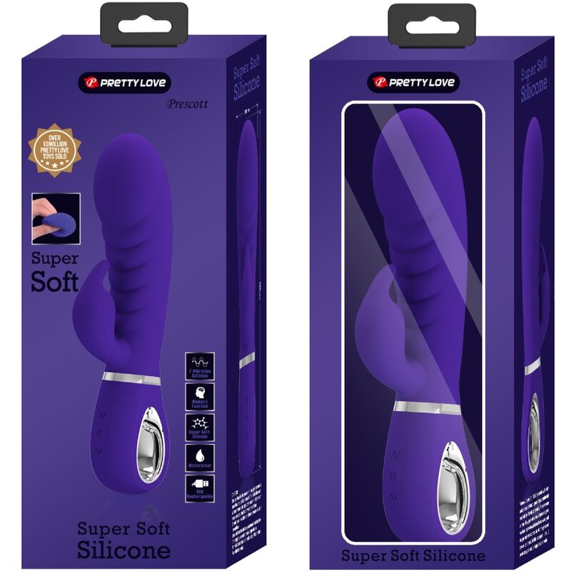 Pretty Love Prescott vibratore rabbit viola punto G