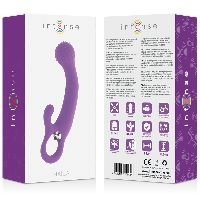 Intense Naila Lilla vibratore punto G flessibile