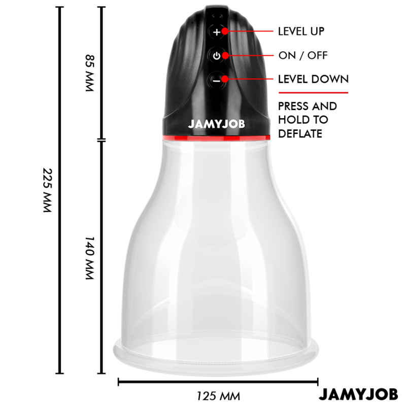 Jamyjob Xpand Lite stimolatore a aspirazione 3 livelli