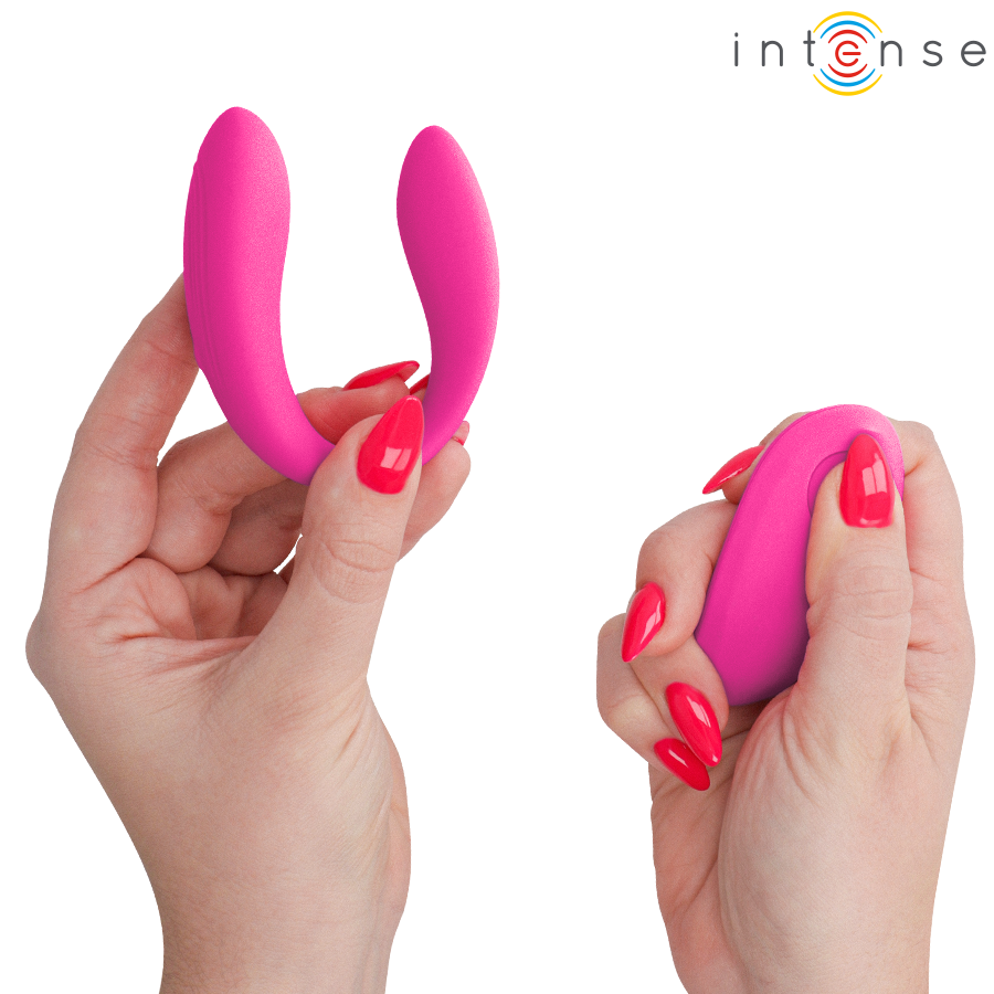 Intense Nora vibratore di coppia a U rosa 10 programmi