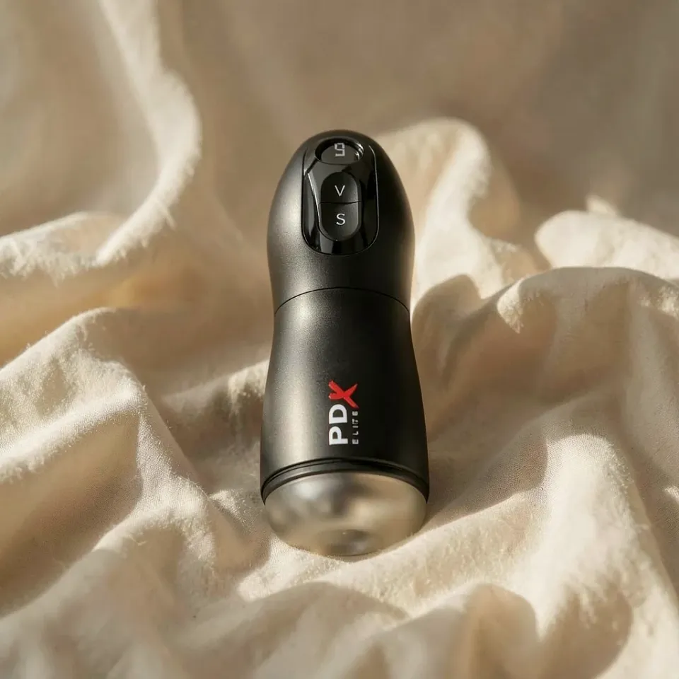 PDX Elite Suck-O-Matic masturbatore aspirante vibrante