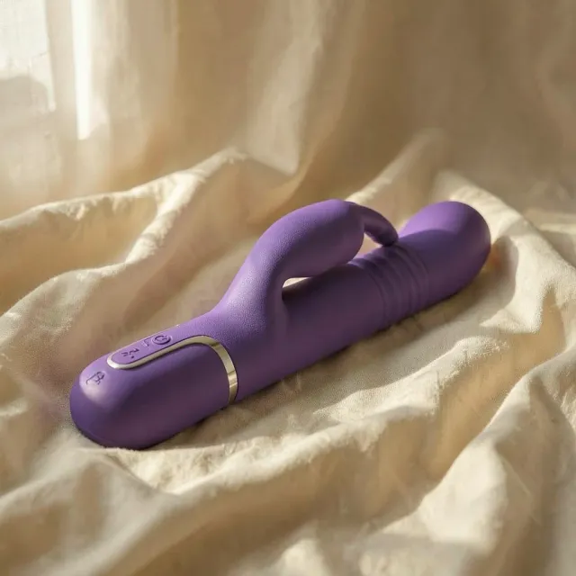 Pretty Love Coale vibratore viola rotante e spingente