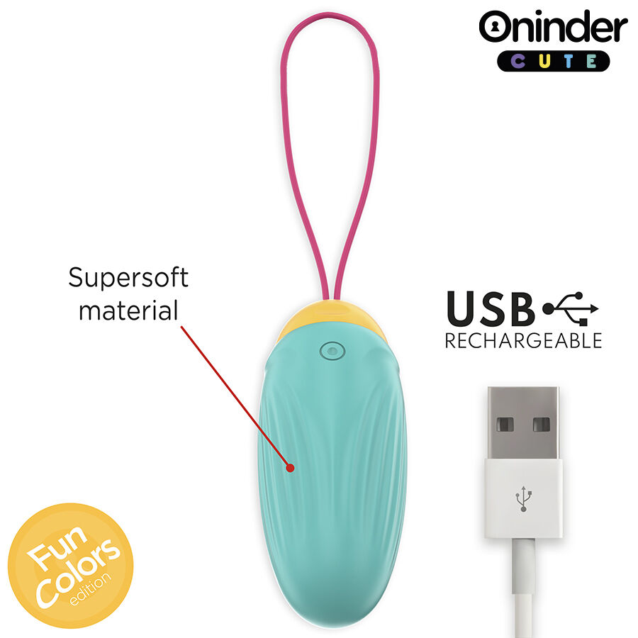 Oninder Cute Vibratore Clitorideo con App 9 Modalità IPX7