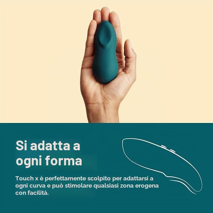 We-Vibe Touch X mini vibratore green velvet impermeabile