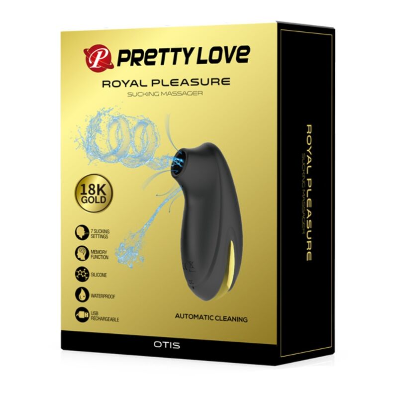 Pretty Love Massaggiatore Aspirante stimolatore clitoride nero 7 modi