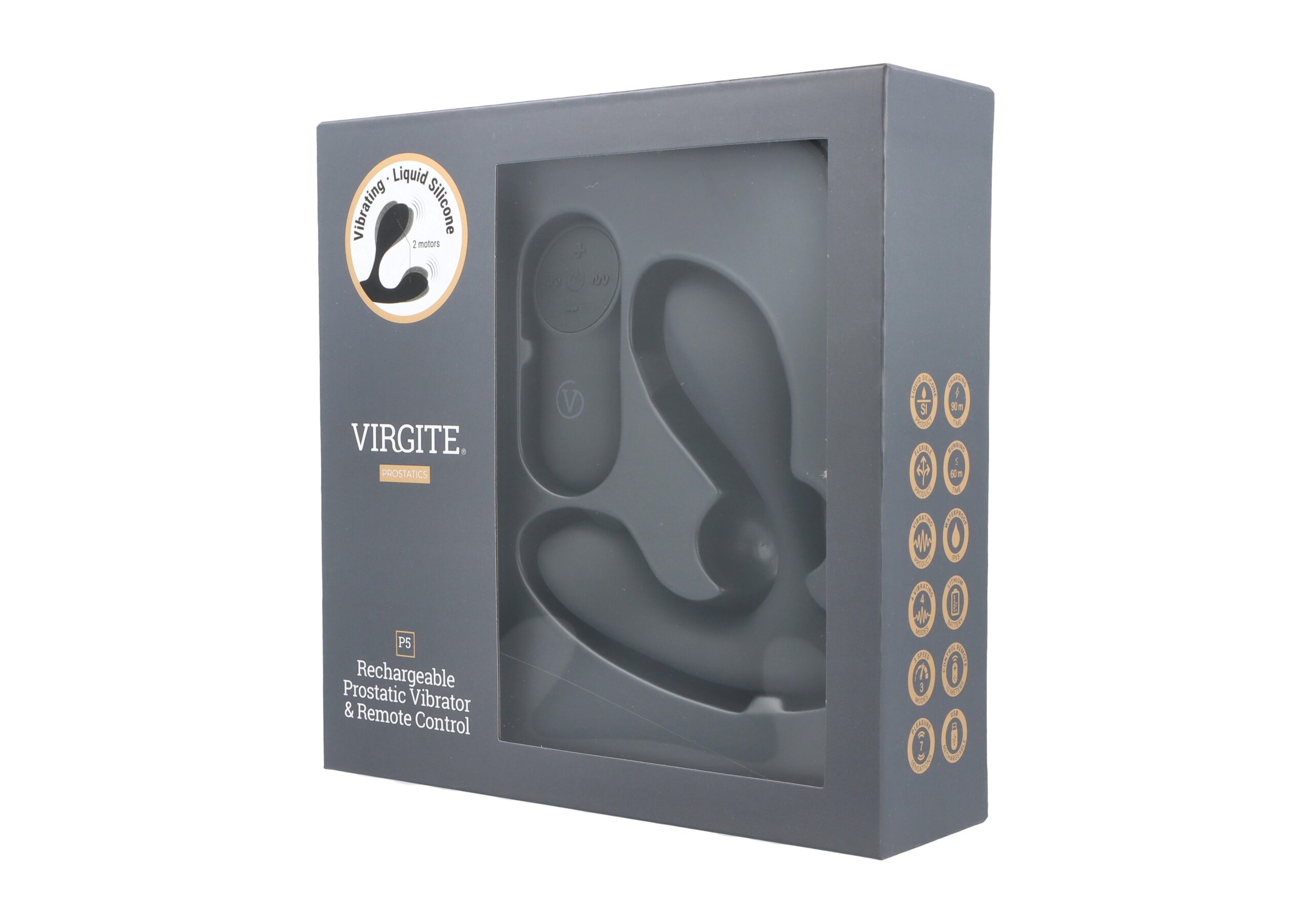 Love Hit P5 stimolatore prostatico con telecomando silicone