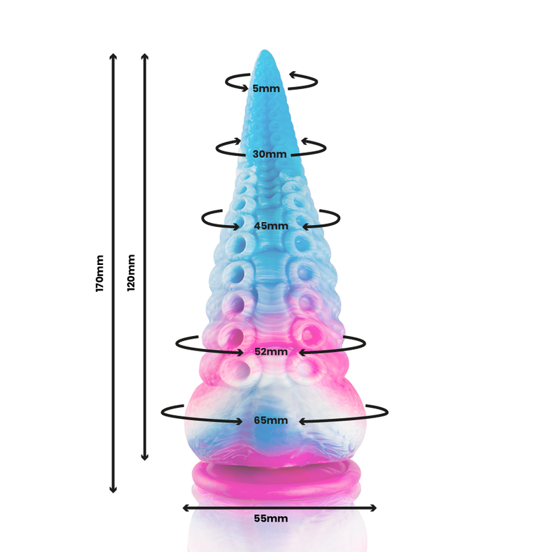 Epic Cybersilicock Phorcys dildo fantasy blu
