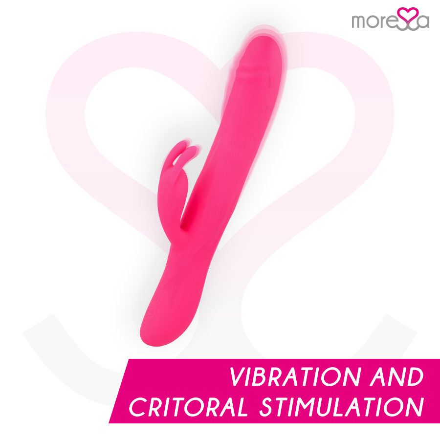 Moressa Somer vibratore rabbit rotante ricaricabile silicone