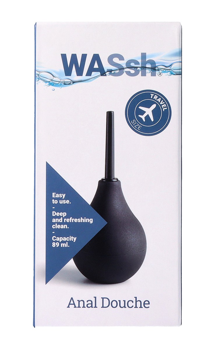 Wassh clistere anale nero 89 ml punta fine