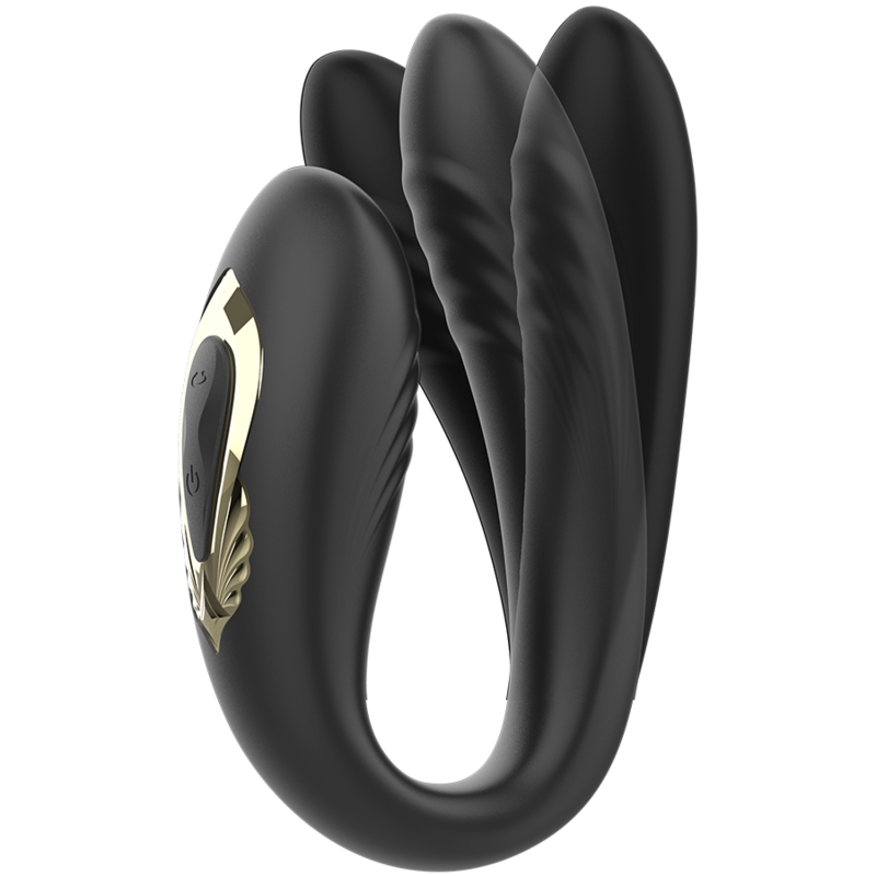 Ibiza Double Pleasure Wave vibratore coppia rotazione telecomando