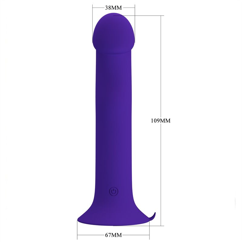 Pretty Love Murray dildo vibrante viola ventosa