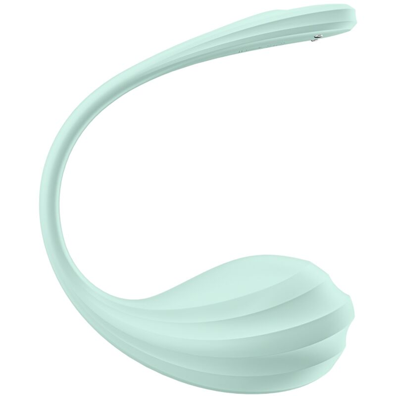 Satisfyer Smooth Petal stimolatore coppia verde acqua app