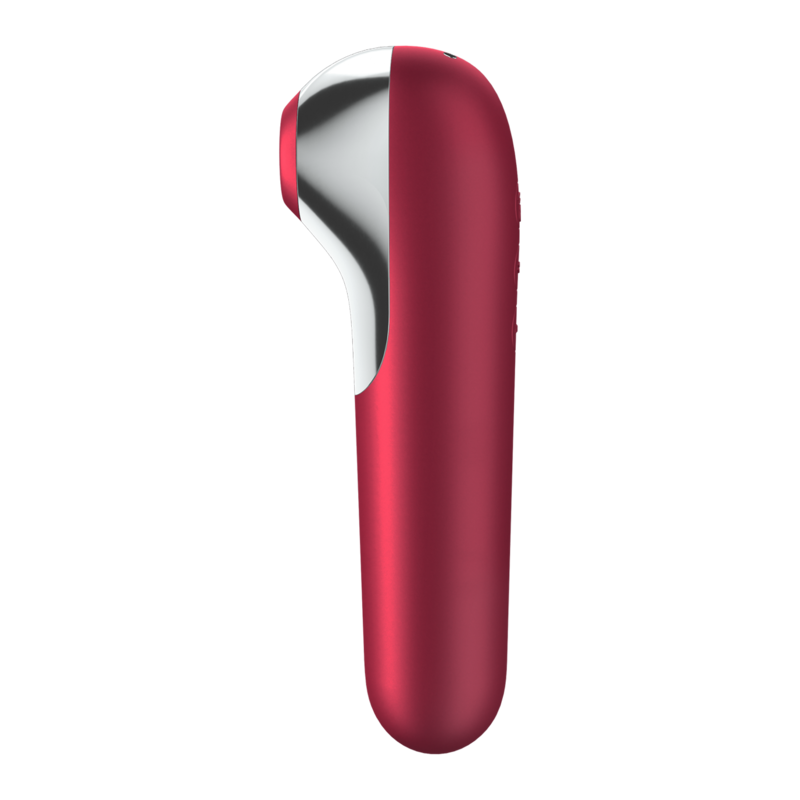 Satisfyer Dual Love stimolatore clitorideo rosso con app