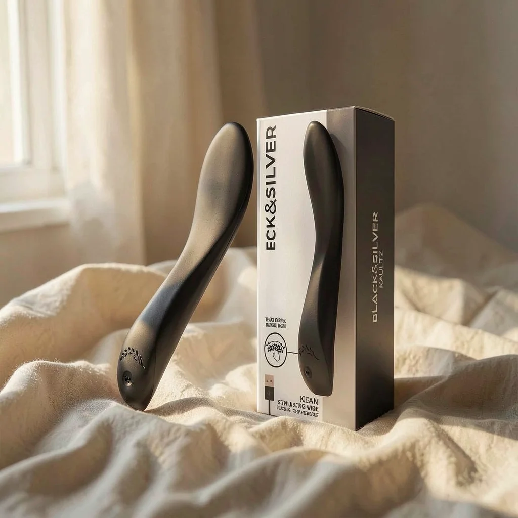 Black&Silver Kean vibratore touch silicone 10 modi silenzioso