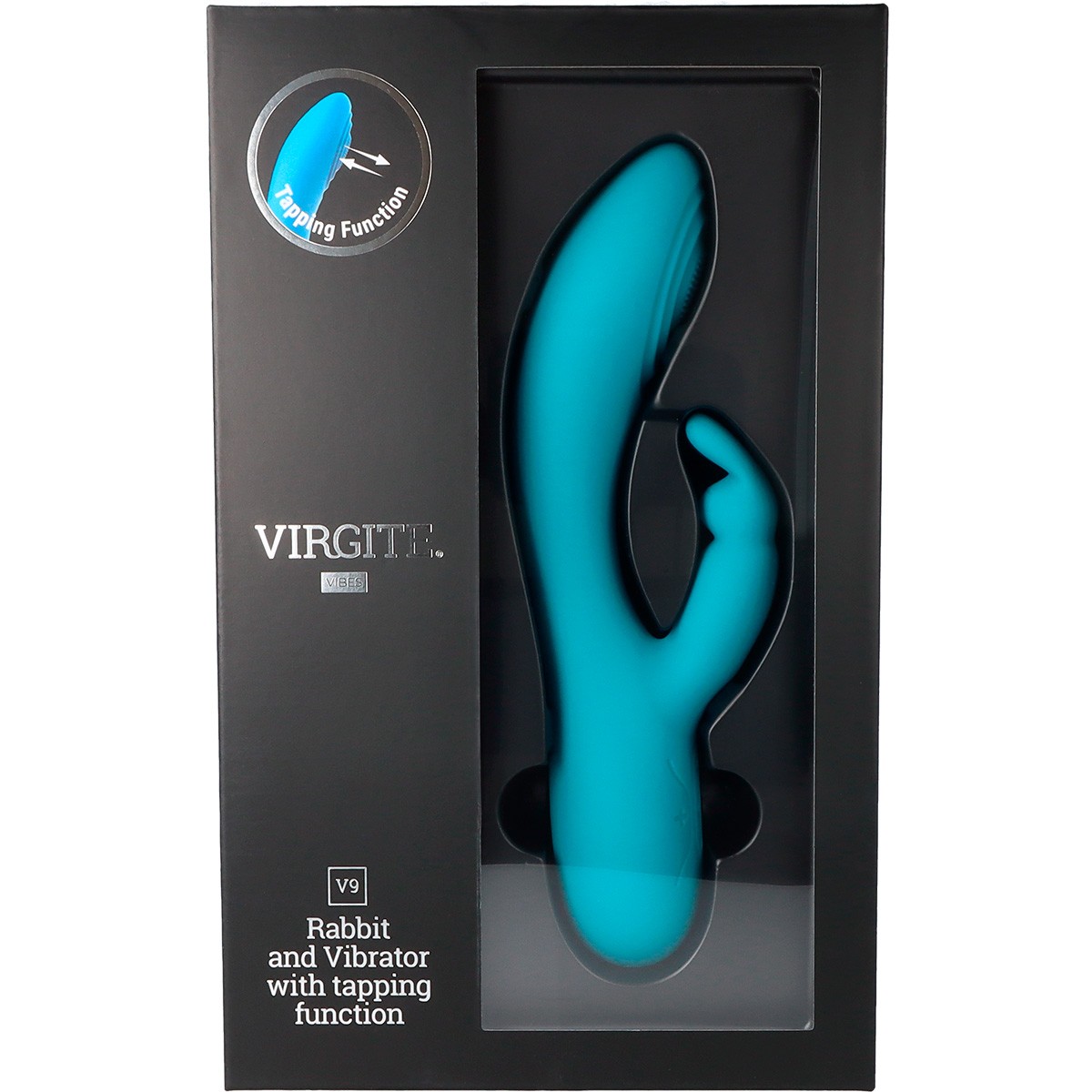 Love Hit Vibes vibratore V9 blu silicone ricaricabile punto G