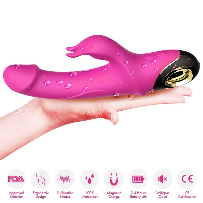 Armony Meteor vibratore rabbit rotante ricaricabile