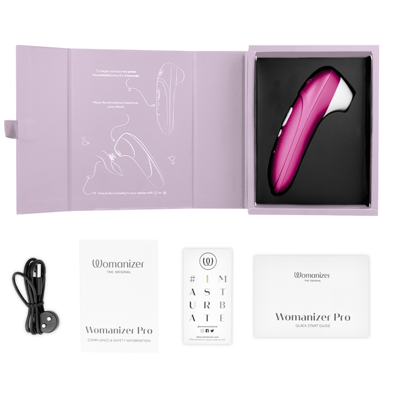 Womanizer Pro Rosa stimolatore clitoride Pleasure Air
