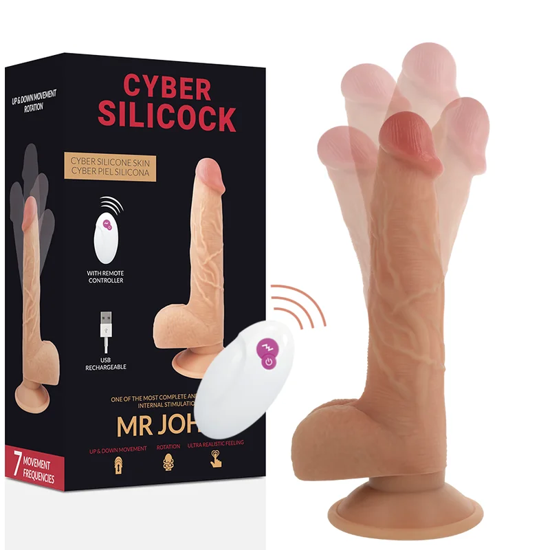 Cyber Silicock Mr John vibratore realistico rotante