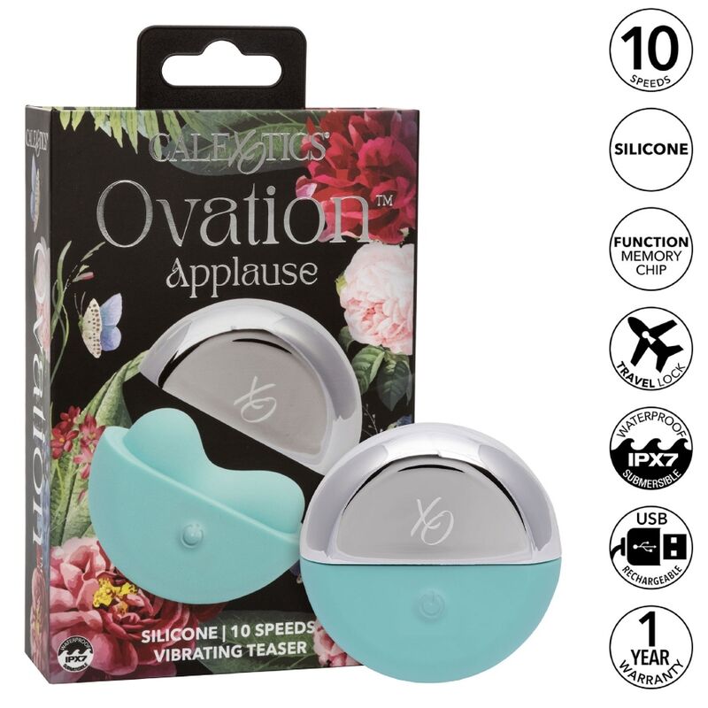 CalExotics Ovation Applause Aqua stimolatore clitoride 10 intensità