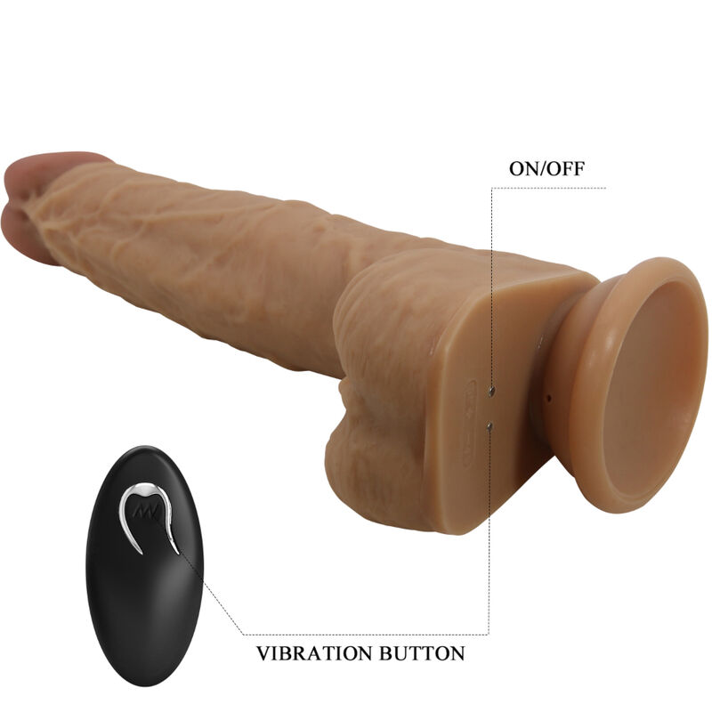 Pretty Love Jonathan dildo vibrante con spinta telecomando