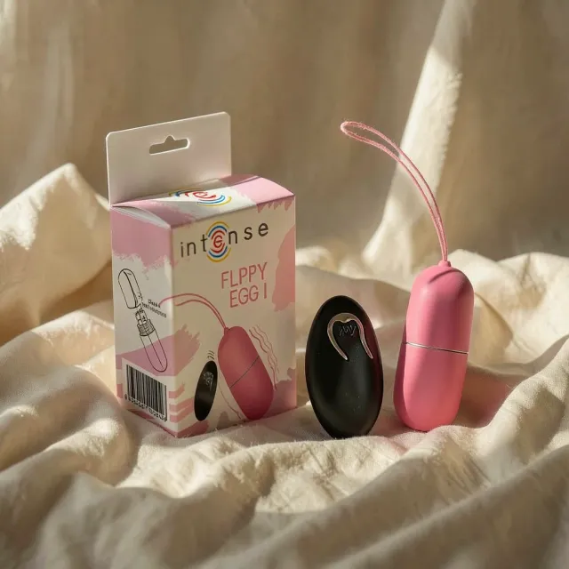 Intense Flippy Egg I ovetto vibrante rosa telecomando 10 m