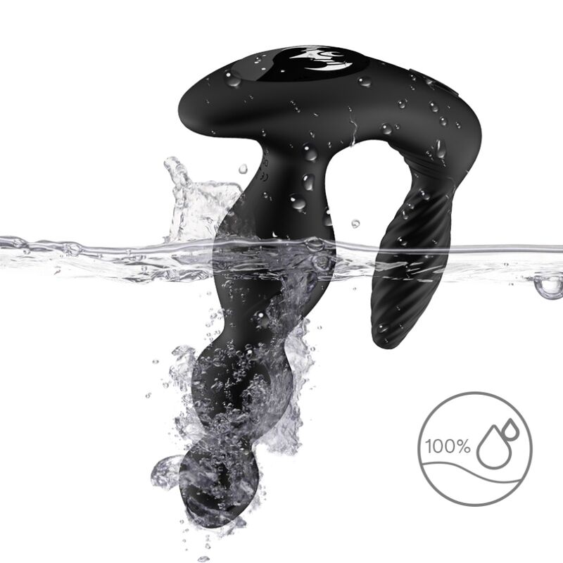 Armony Manfun plug anale vibrante nero telecomando