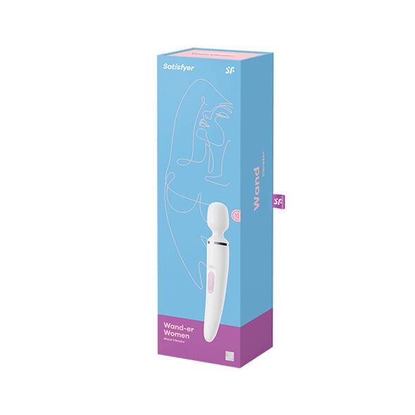 Satisfyer Wand-er Woman Vibratore Wand Bianco Silenzioso