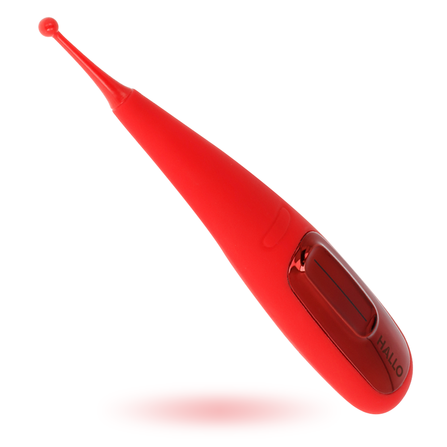 Hallo Focus Vibrator stimolatore clitoride rosso silenzioso