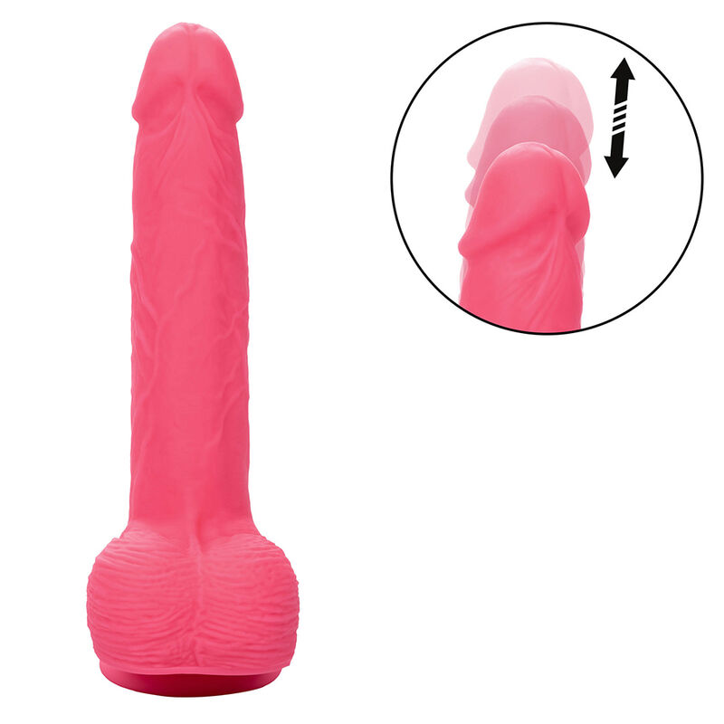 CalExotics Studs Realistic vibratore rosa spingente ventosa