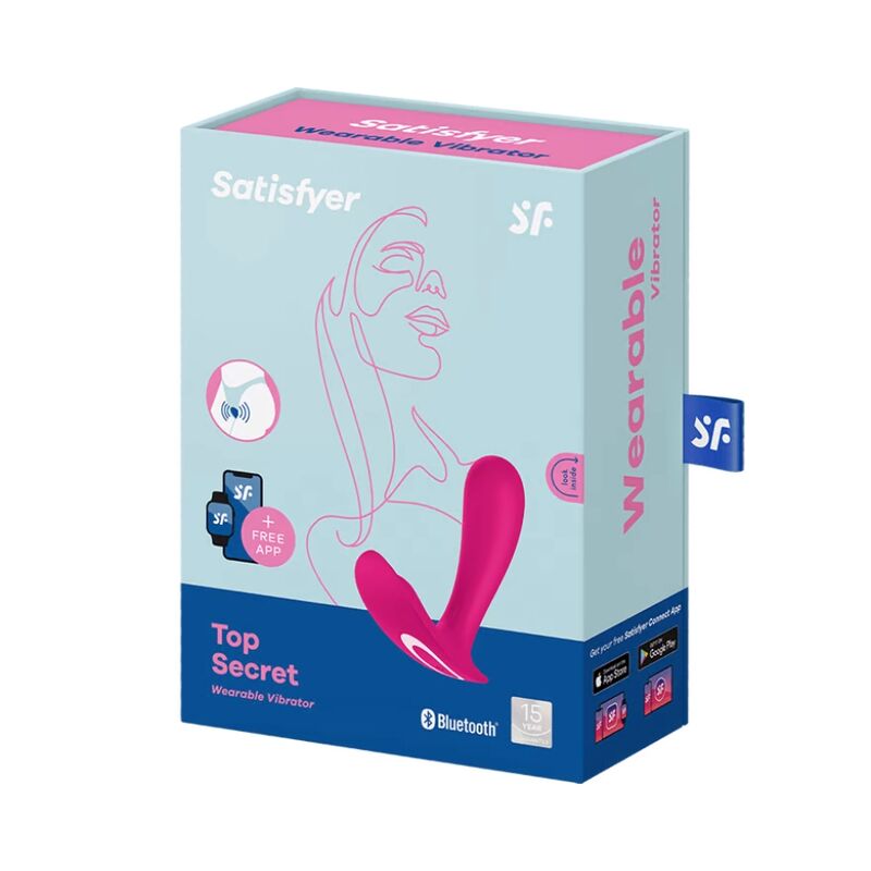 Satisfyer Top Secret Rosa vibratore punto G silicone