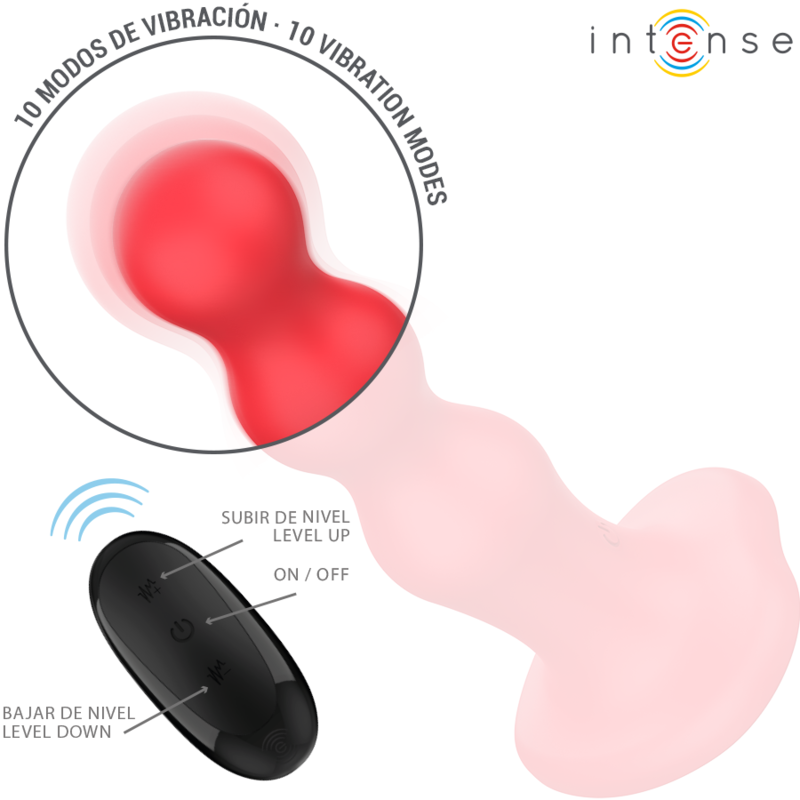 Frutille Intense Cody vibratore rosso con telecomando