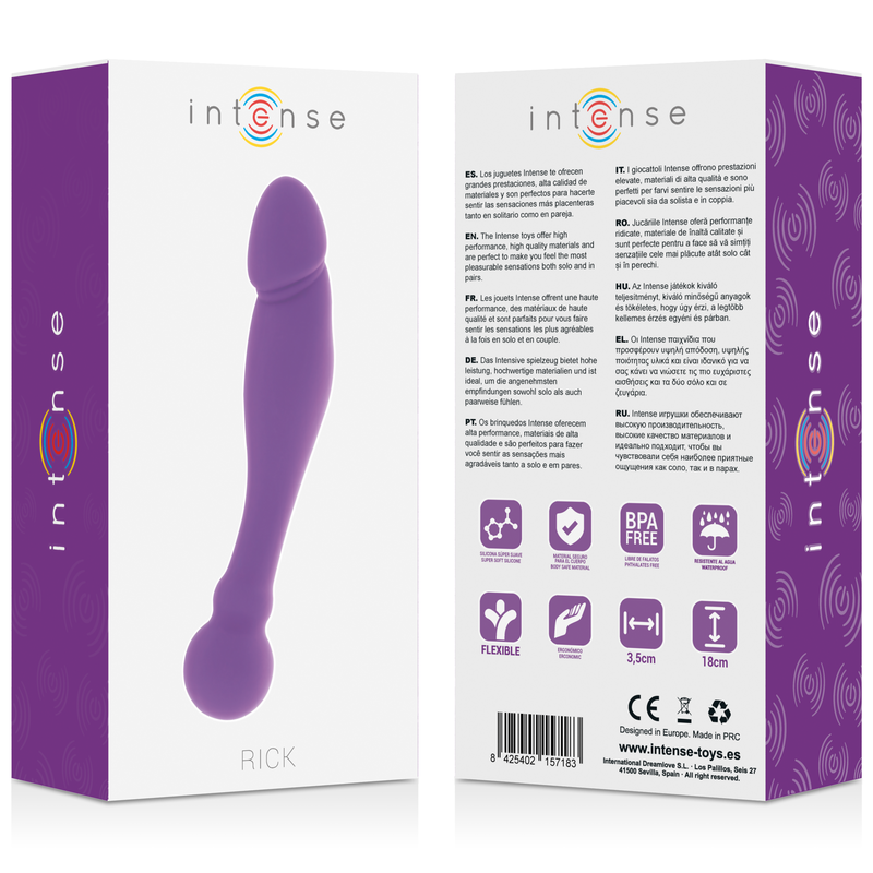 Intense Rick Dual lilla stimolatore flessibile doppia punta