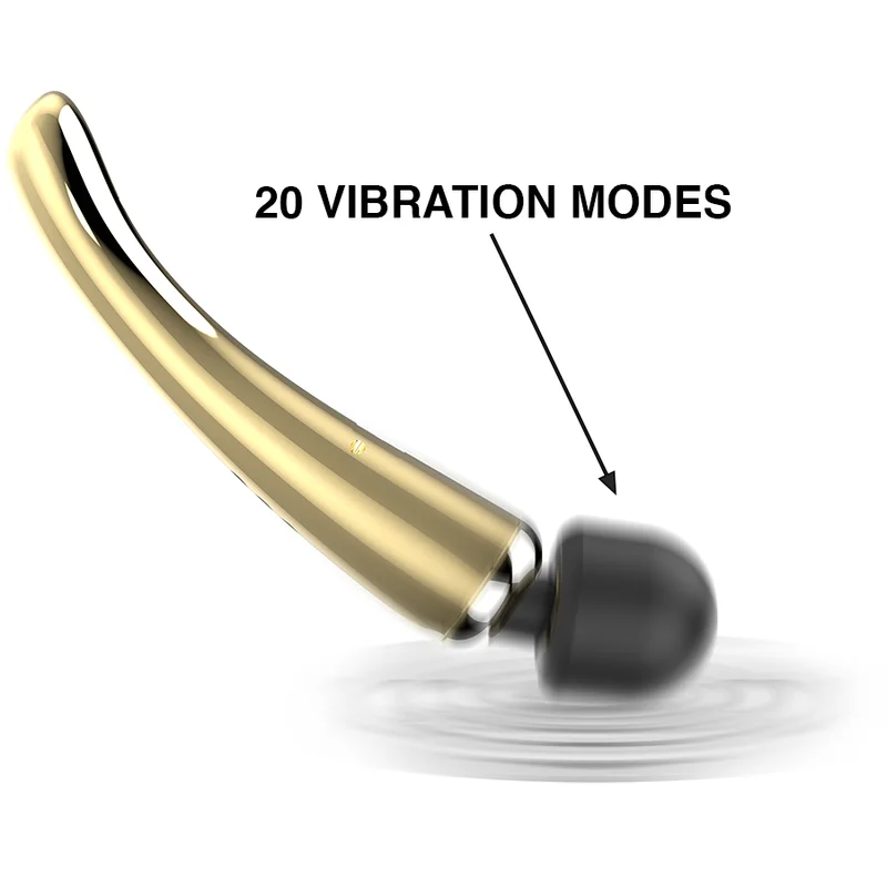Ibiza Wand massaggiatore vibratore champagne ricaricabile