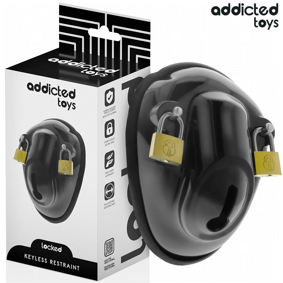 Addicted Toys Locked Shell gabbia castità 75 mm