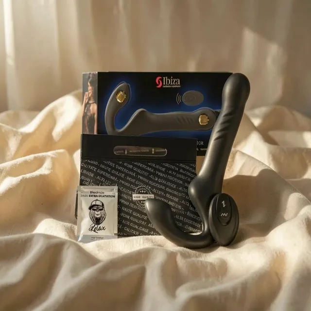 Ibiza Up&Down strapless vibratore di coppia senza cinghia