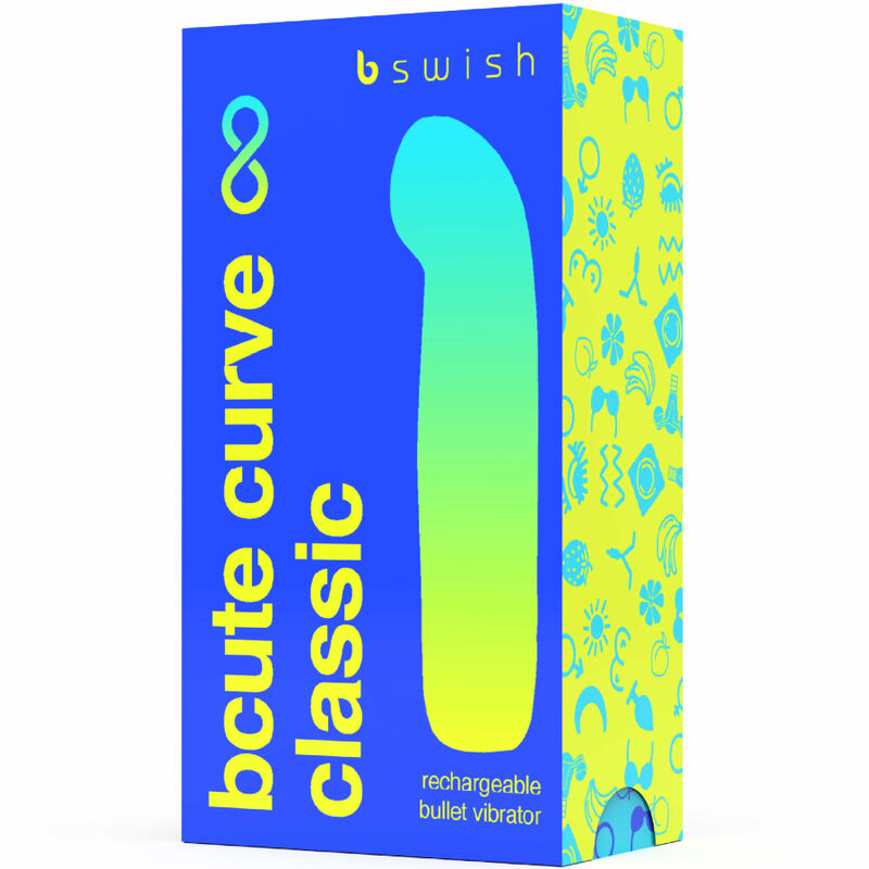 B Swish Bcute Curve Infinite vibratore punto G blu