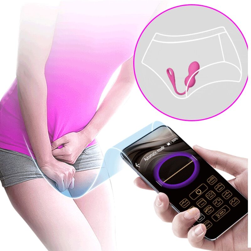 Pretty Love Elvira palline vaginali vibranti rosa app 12 modi