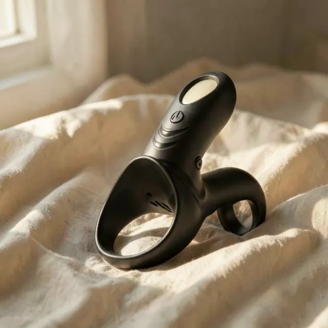 Armony Ranger anello vibrante doppio nero 9 modi
