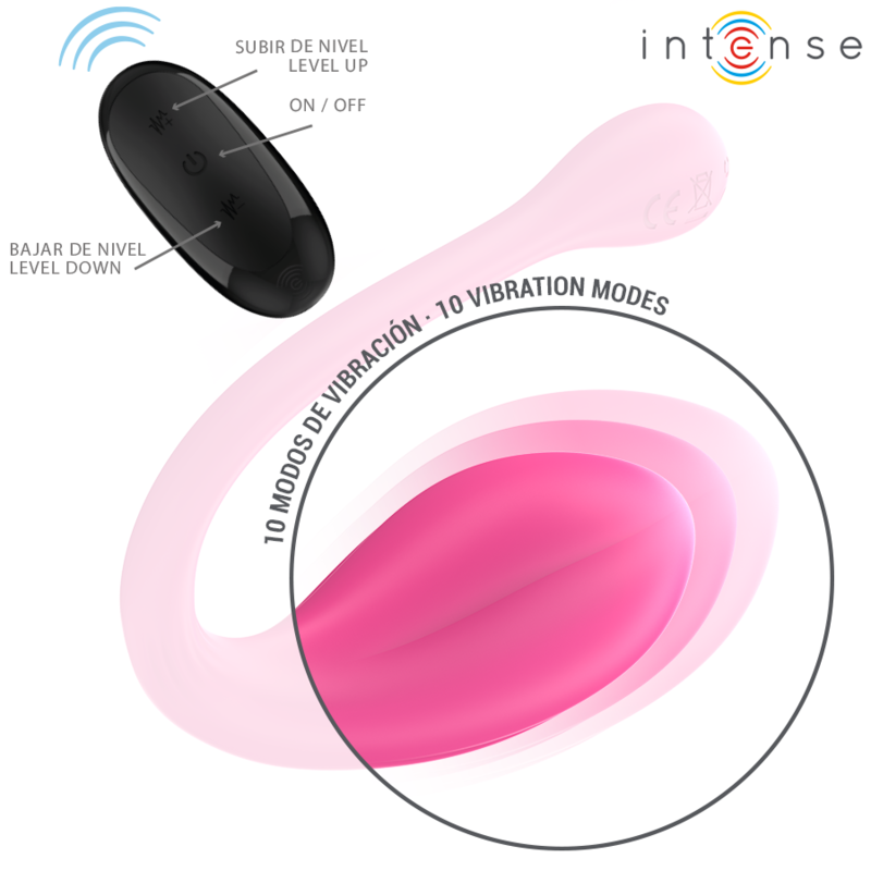 Intense Janice vibratore a U rosa