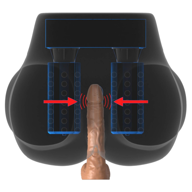 PDX Elite Milk Me Silly masturbatore elettrico doppio motore