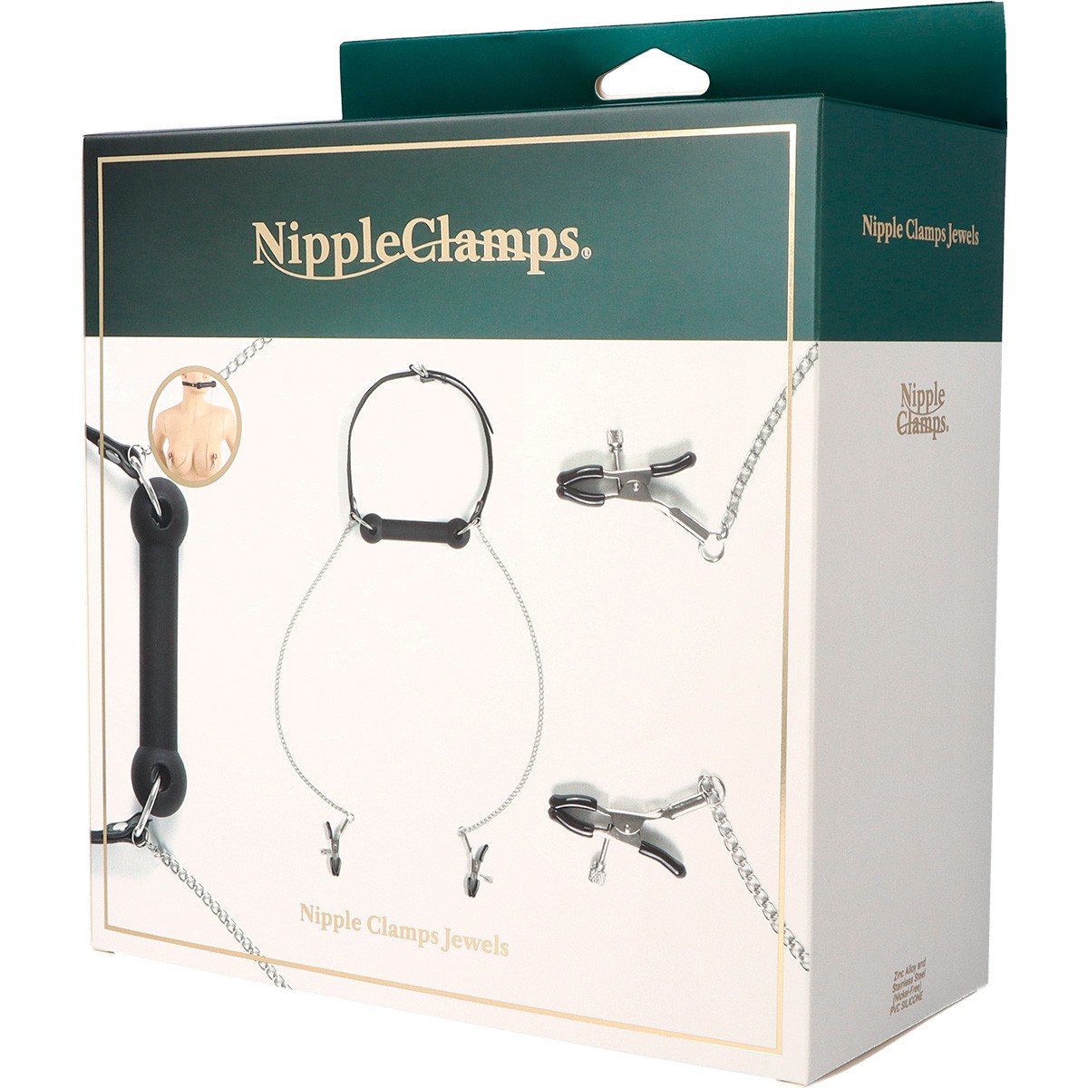 Love Hit Nipple Clamps pinze capezzoli Mod. 33 set 2 pezzi
