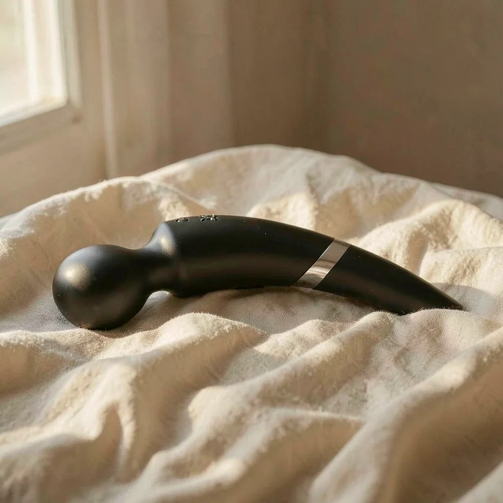 Black&Silver Beck Wand 2in1 vibratore massaggiatore
