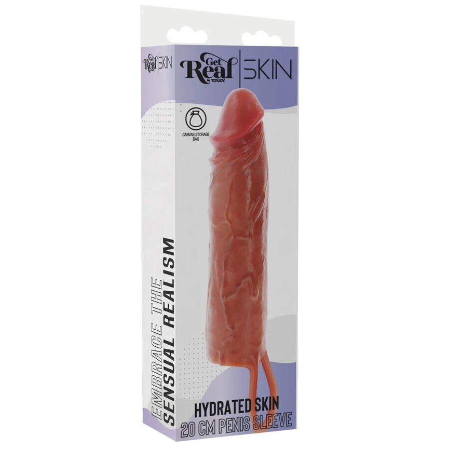 ToyJoy Hydrated Skin guaina 20 cm silicone lubrificata