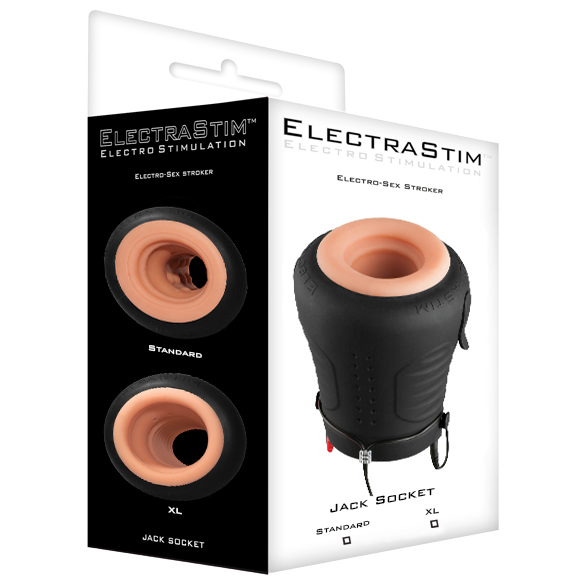 ElectraStim Jack Socket masturbatore e-stim in silicone