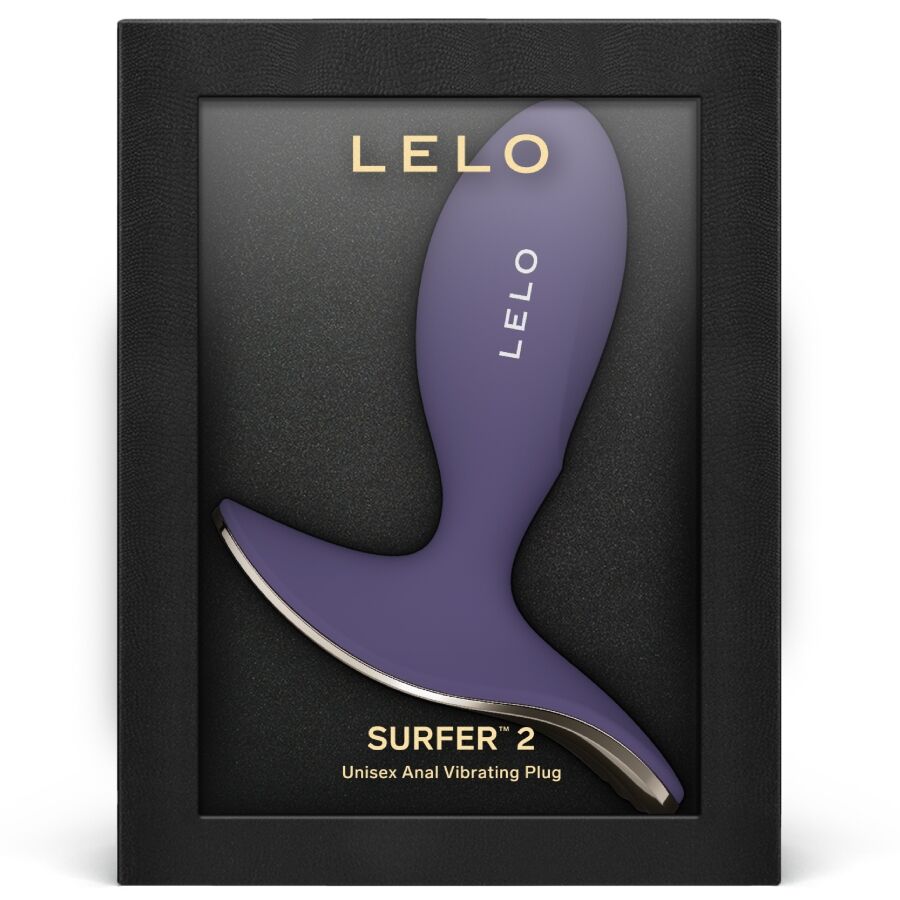 LELO Surfer 2 plug vibrante viola impermeabile