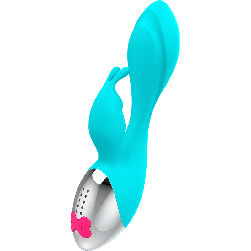 Happy Loky Miki vibratore turchese 2 motori waterproof