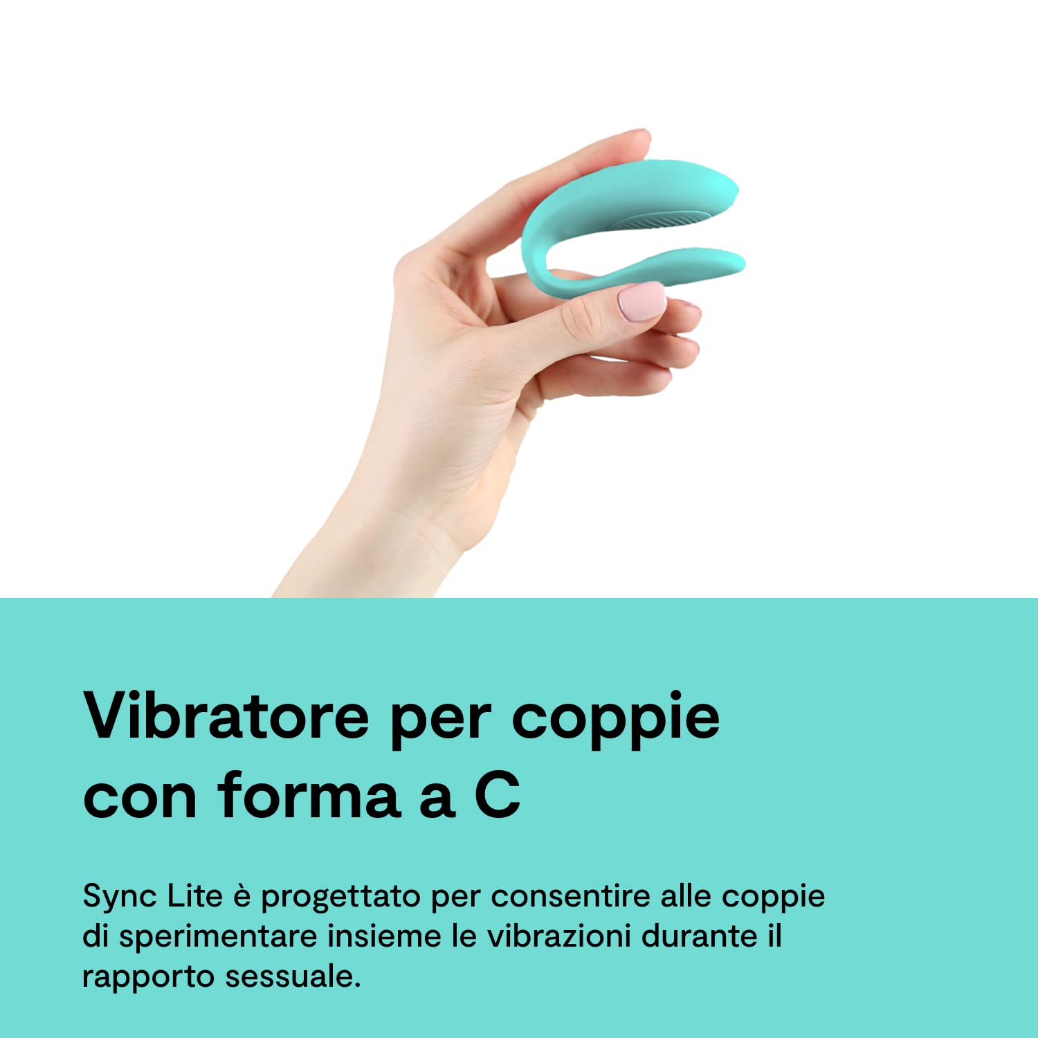 We-Vibe Sync Lite vibratore di coppia blu ricaricabile